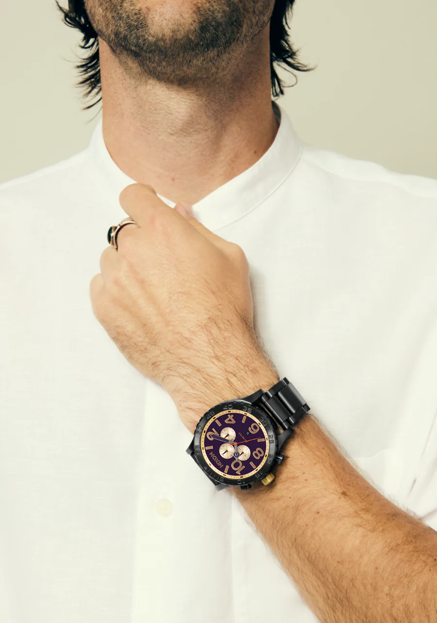 51-30 Chrono - Gunmetal / Blackberry / Gold - Image 8