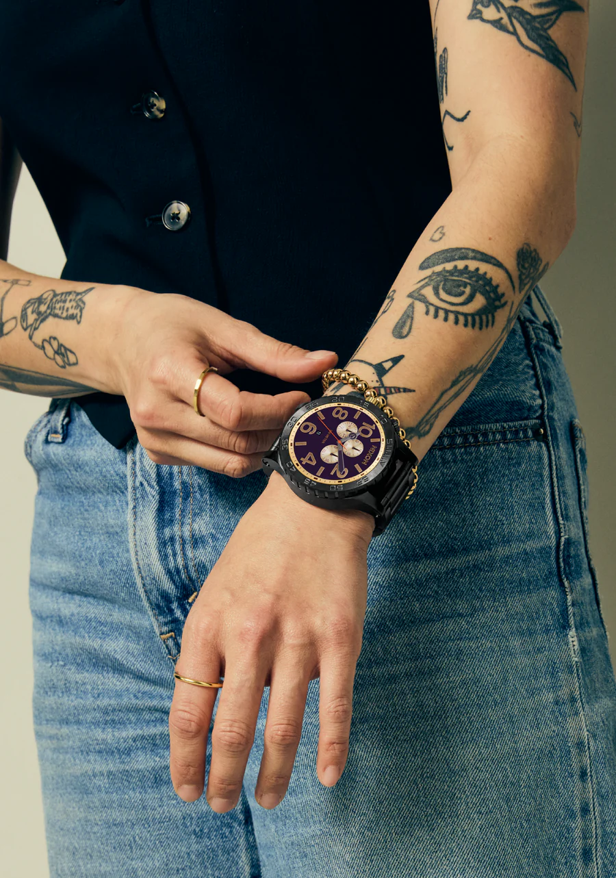 51-30 Chrono - Gunmetal / Blackberry / Gold - Image 9