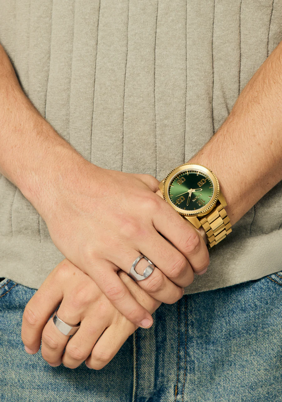 Corporal Stainless Steel - All Gold / Green Sunray - Image 10