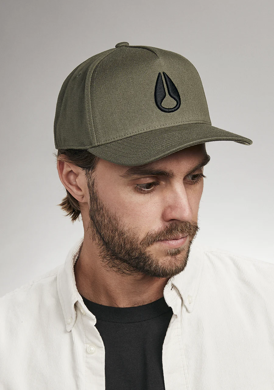 Deep Down Athletic Snapback - Olive / Black - Image 6
