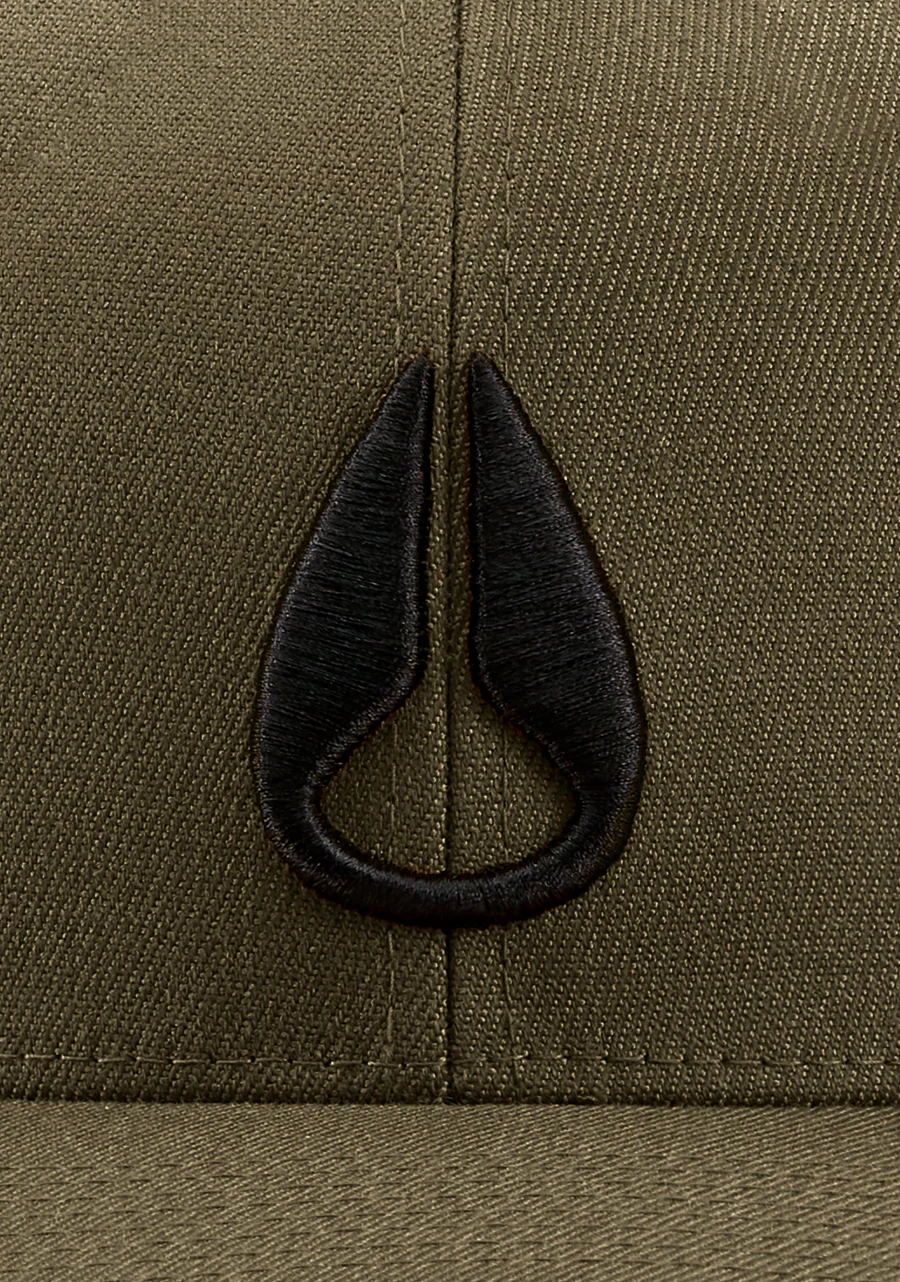 Deep Down Flexfit Athletic Fit Hat - Dark Olive - Image 4