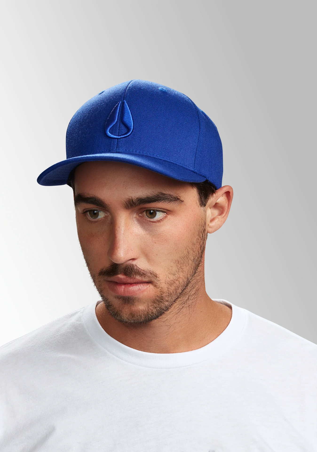 Deep Down Flexfit Athletic Fit Hat - Royal / Royal - Image 5