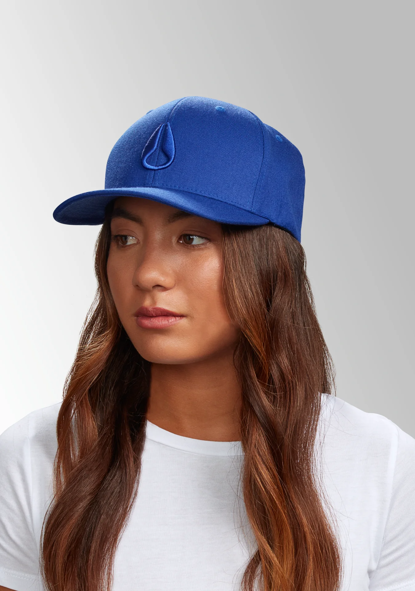 Deep Down Flexfit Athletic Fit Hat - Royal / Royal - Image 7
