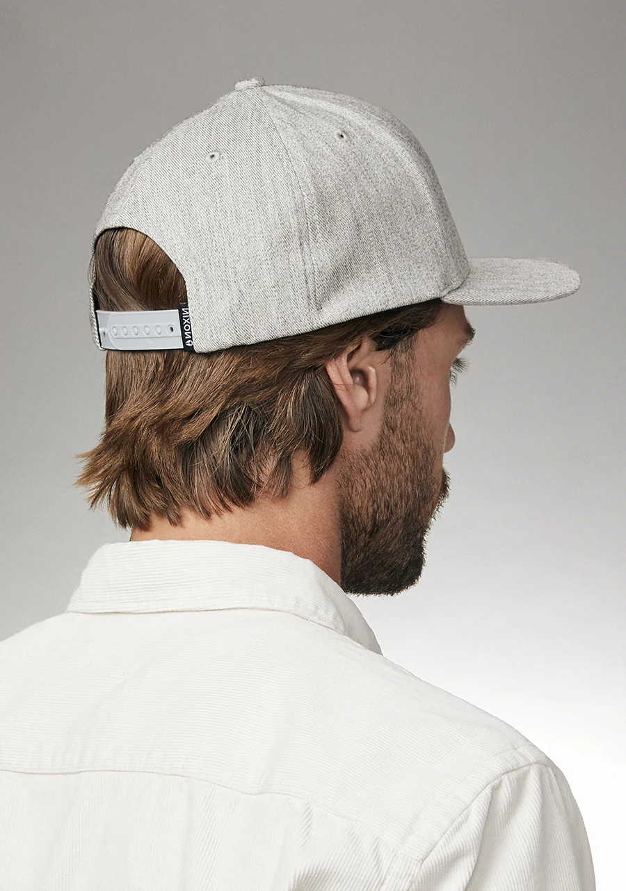 Deep Down Snapback - Heather Gray / White - Image 6