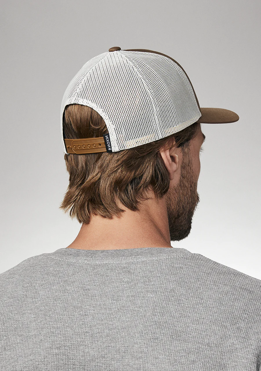 Iconed Trucker Hat - Brown / Off White - Image 6