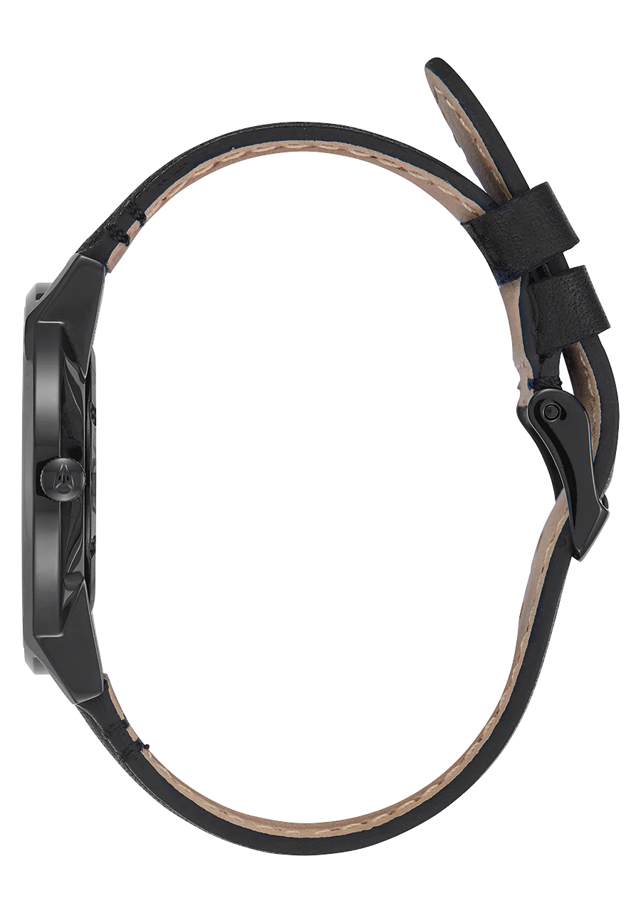 Porter Leather - All Black / Gold - Image 3