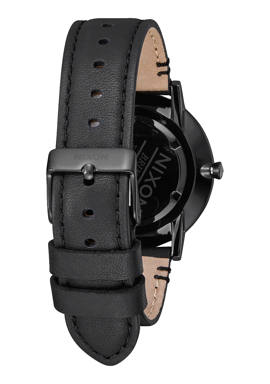 Porter Leather - All Black / Gold - Image 4