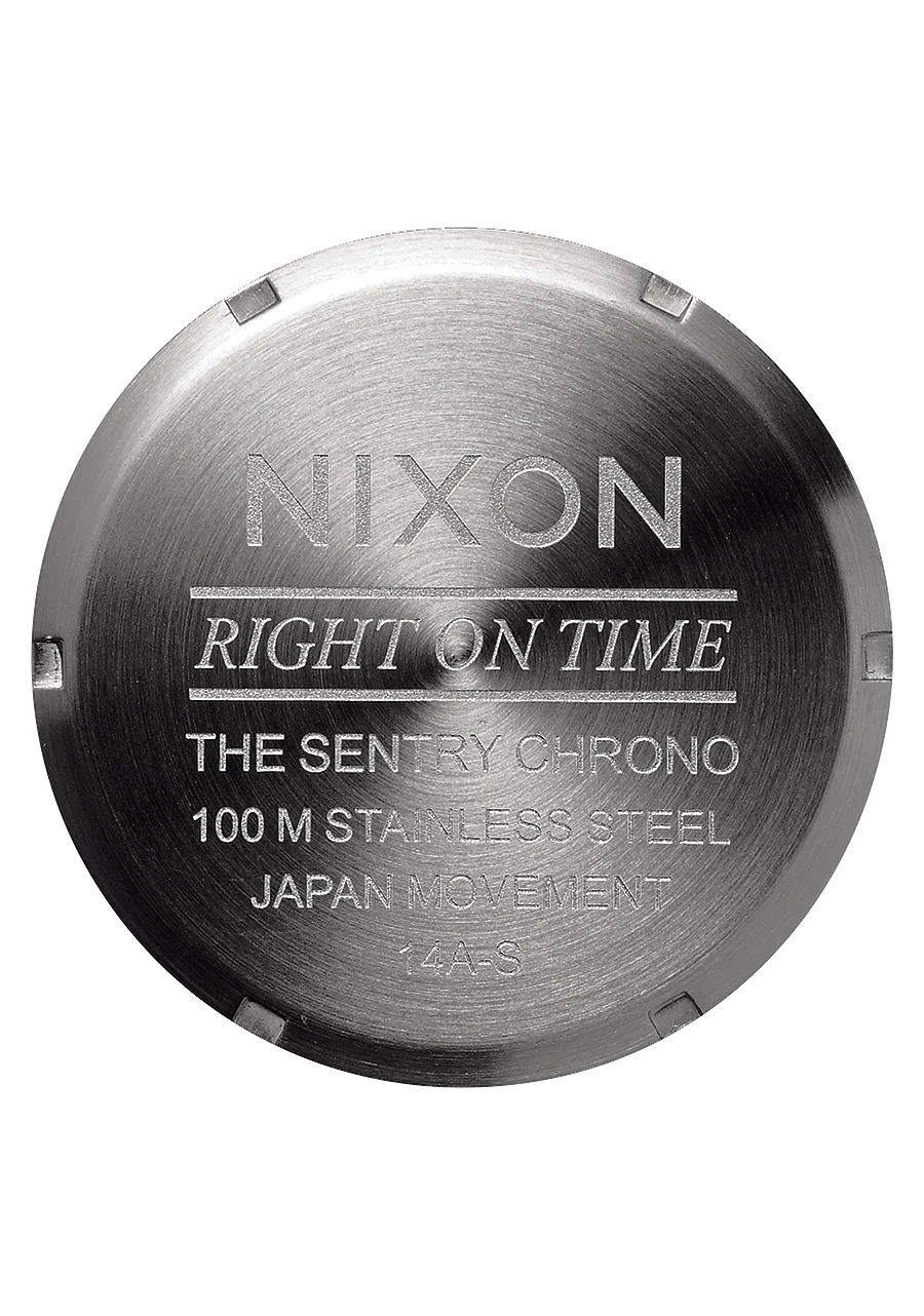 Sentry Chrono Leather - All Gunmetal / Black - Image 4