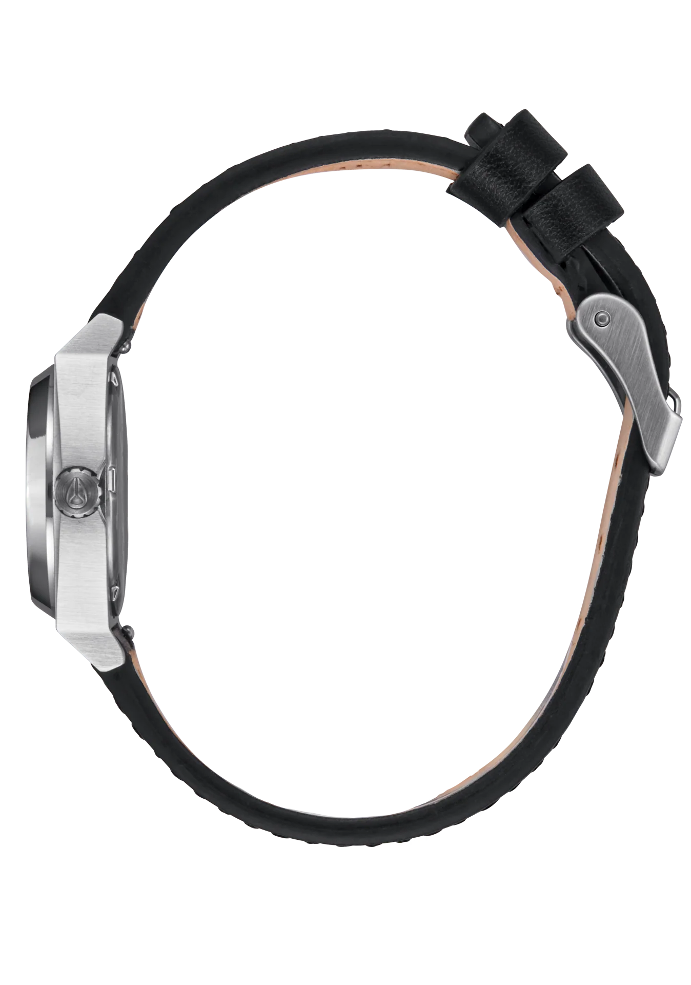 Small Time Teller Leather - Silver / Black - Image 3