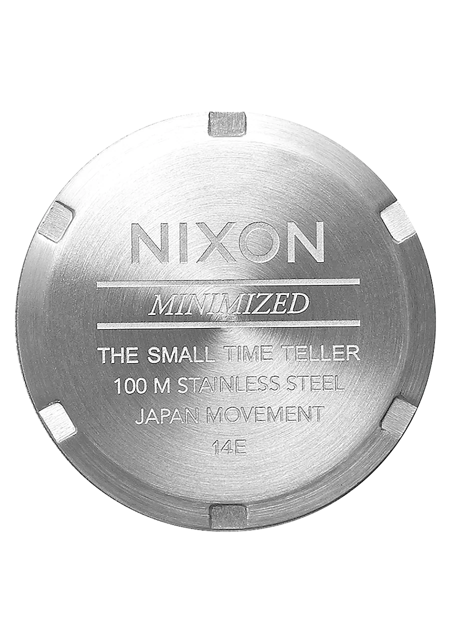 Small Time Teller Leather - Silver / Black - Image 5