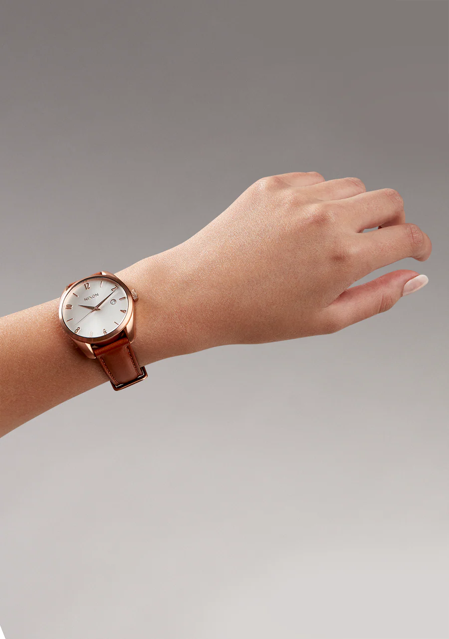 Thalia Leather - Rose Gold / White - Image 5