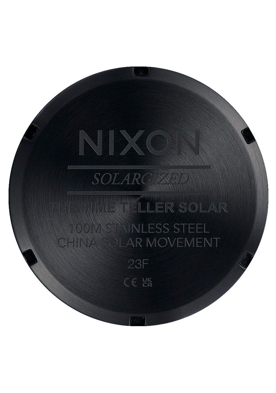 Time Teller Solar - All Black / White - Image 5