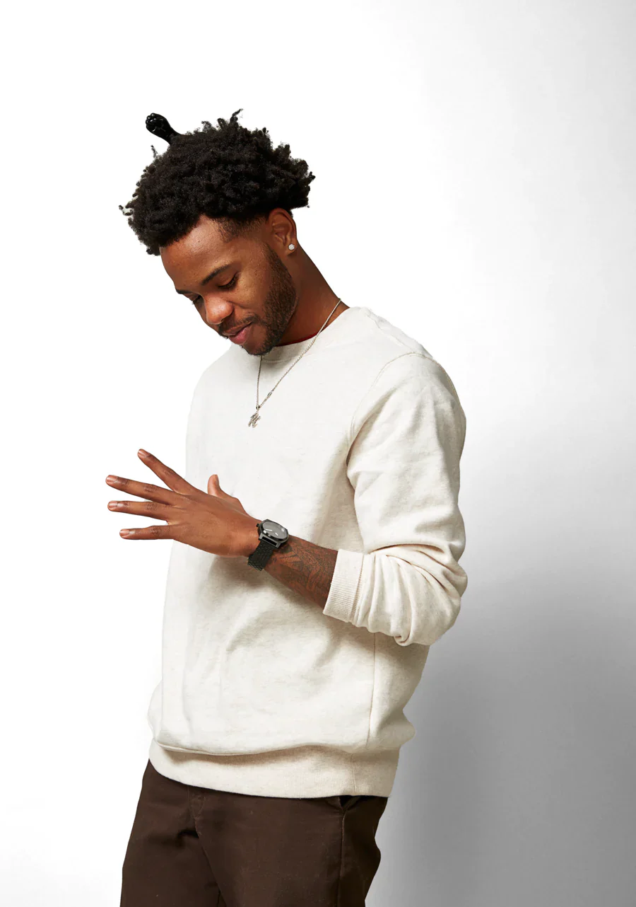 Time Teller Solar - All Black / White - Image 8