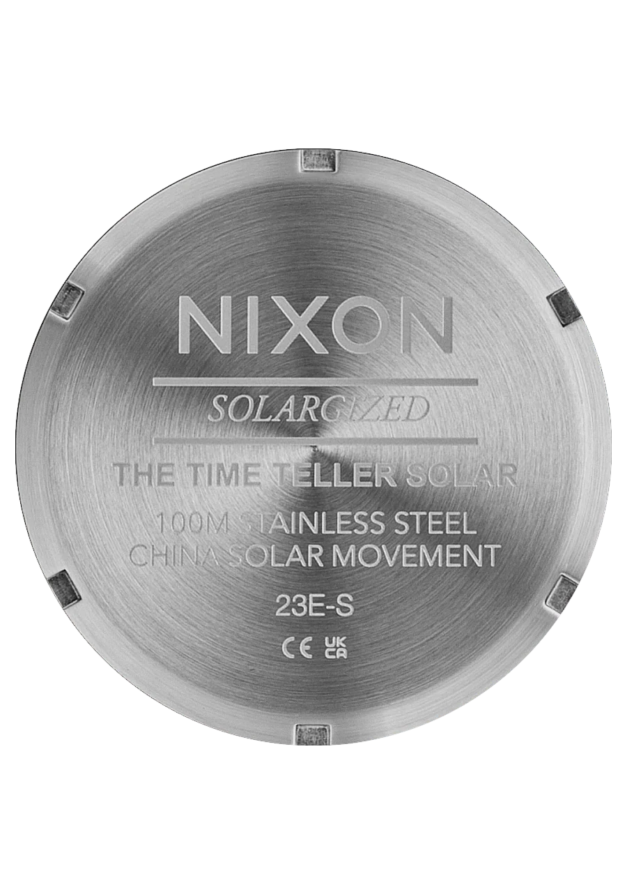 Time Teller Solar - Silver / Dusty Blue Sunray - Image 5