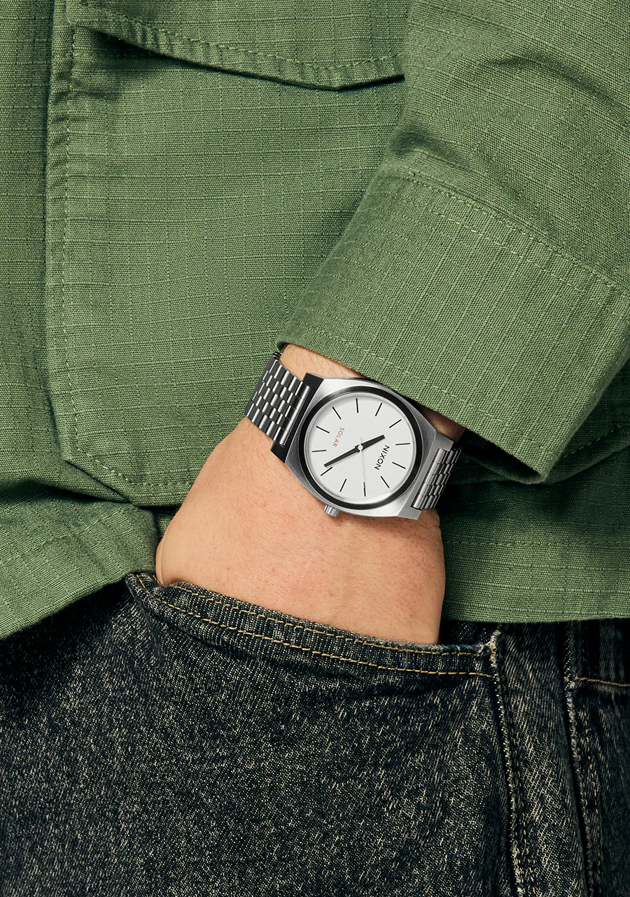 Time Teller Solar - Silver / White Lume - Image 11