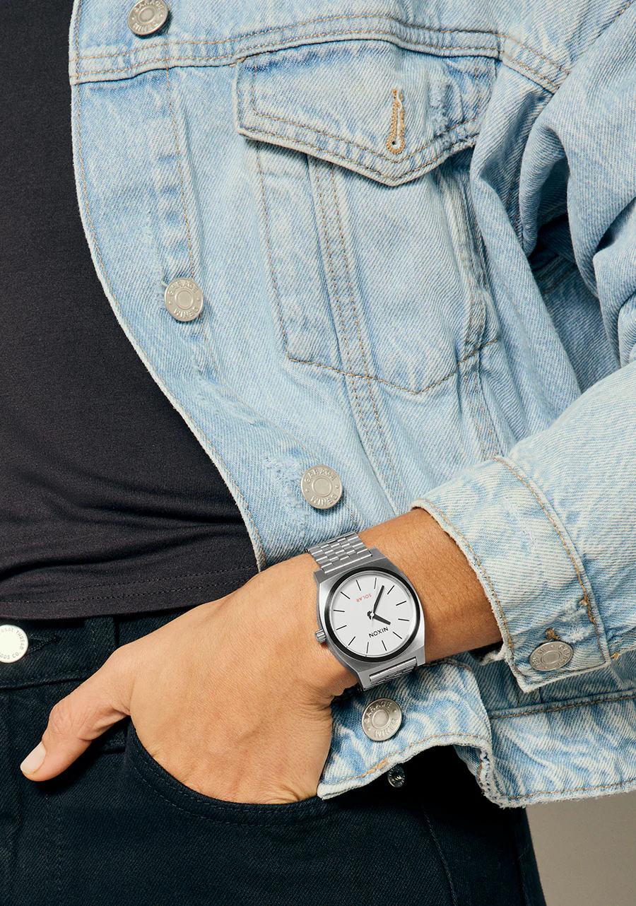 Time Teller Solar - Silver / White Lume - Image 12