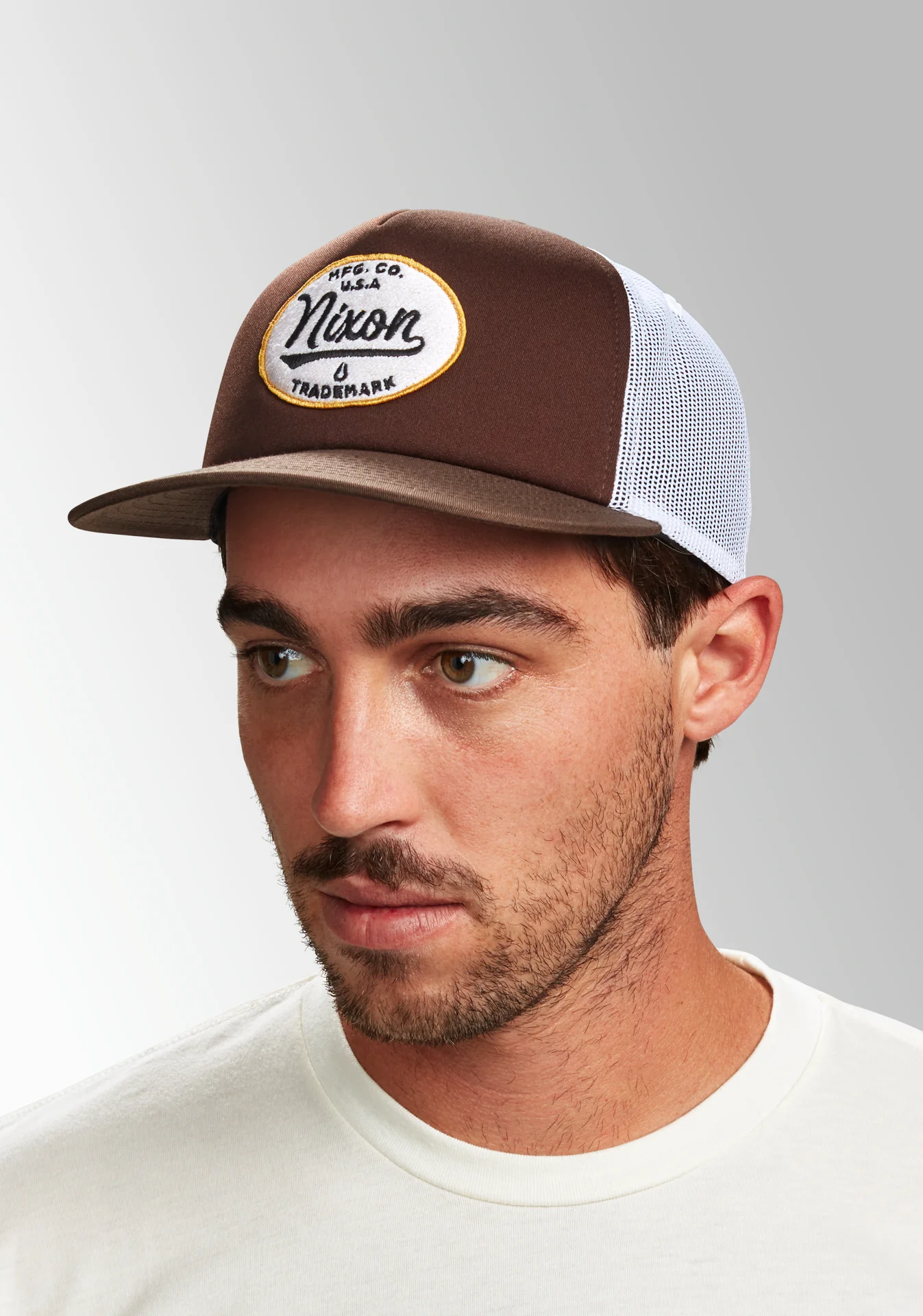 Tioga Trucker - Brown / White - Image 5